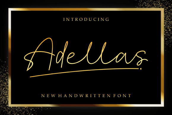 Adellas: A Script Font for Web Design