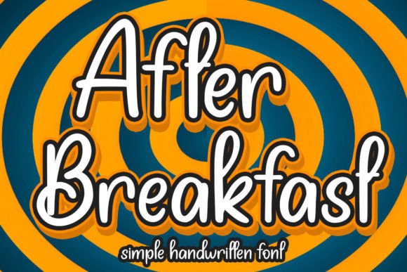 After Breakfast: A Playful Handwritten Font for Scroll-Stopping Campaigns
