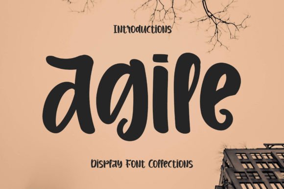Agile Font: A Stylish Script for Web Design