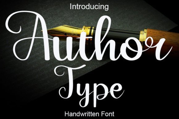 Author Type Font for Elegant Design