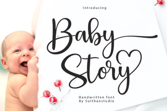 Baby Story: A Handwritten Script Font That Feels Like Your Brand’s First Smile