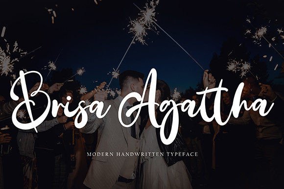 Brisa Agattha: A Dazzling Script Font