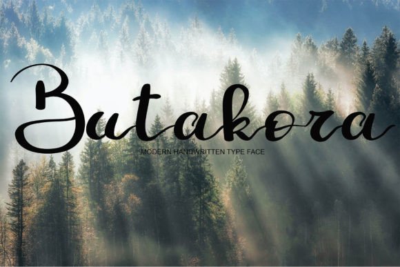 Butakora: A Handwritten Font That Feels Human on the Web