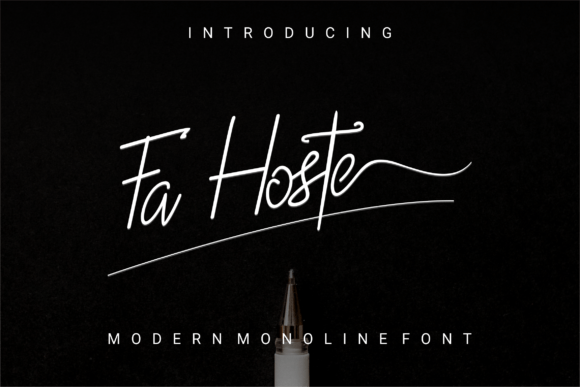 Fahoste: A Stylish Font for Business