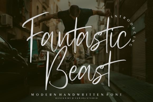 Fantastic Beast Font: Elegant Script for Editorial Design