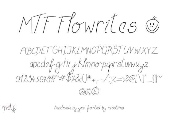 Flowrites: A Cheerful Font for Campaigns