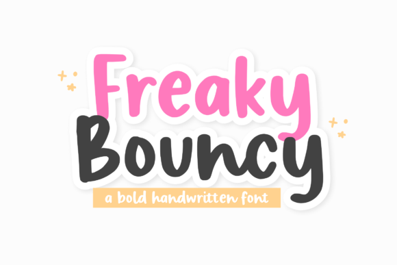 Freaky Bouncy: A Creative Font for Makers
