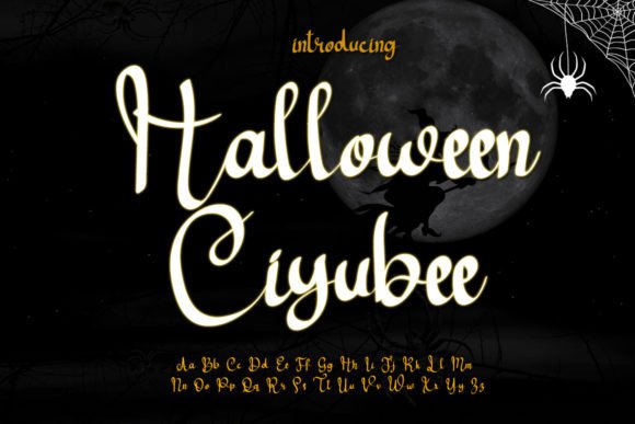 Halloween Ciyubee Font Review