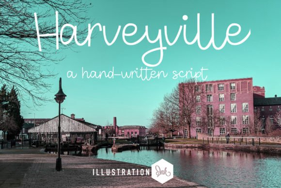 Harveyville: A Whimsical Script Font