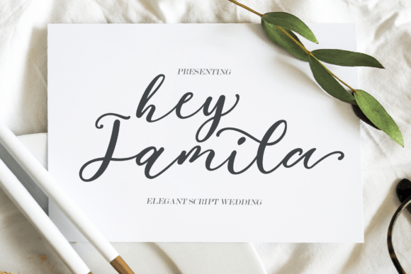 Hey Jamila: A Beautiful Font for Your Business