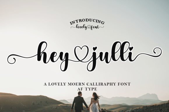 Hey Julli Font for Web Design