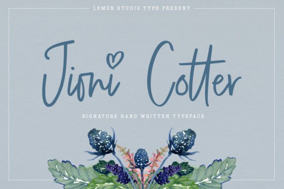 Jioni Cotter Font: Elegant Script for Digital Marketing