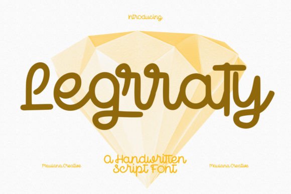 Legrraty: A Retro Handwritten Script Font That Fits Real Campaigns