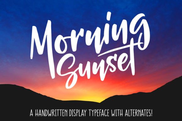 Morning Sunset Font Review