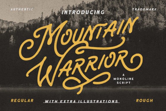 Mountain Warrior: A Font for Business Style