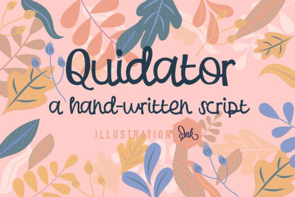 Quidator: A Handwritten Font for Creative Design