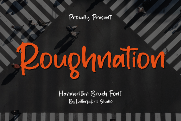 Roughnation: A Handwritten Brush Script That Feels Human