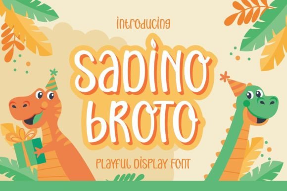 Sadino Broto Font for Crafters