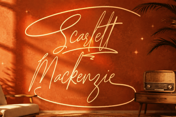 Scarlett Mackenzie: A Sophisticated Script Font for Handmade Brands