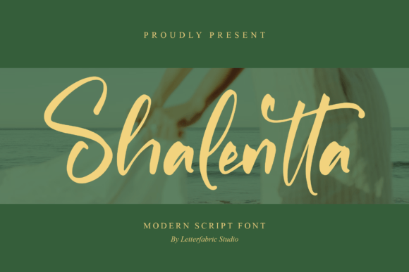 Shalentta – Modern Script Font