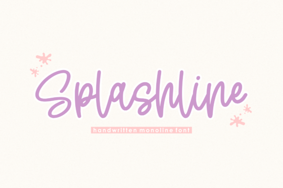 Splashline: A Handwritten Font for Creative Projects
