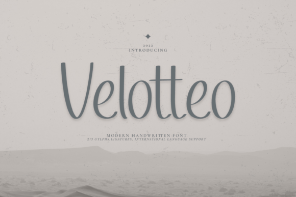 Velotteo: Elegant Handwritten Font